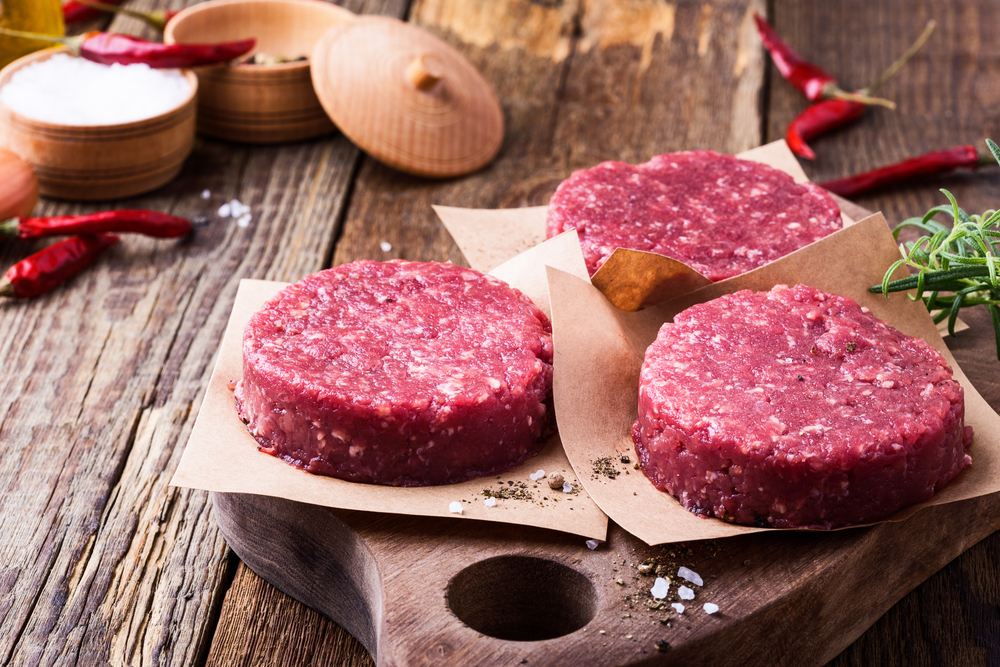 Premium burger patties